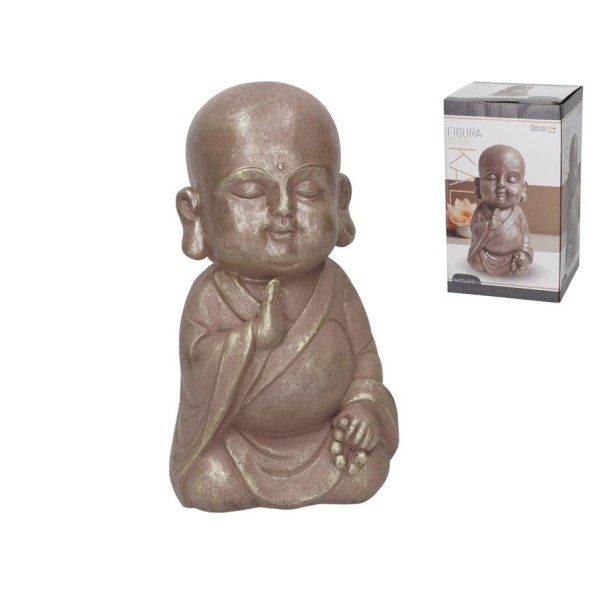 FIGURA BUDA KALU 14X13,5X24,5 CM RESINA