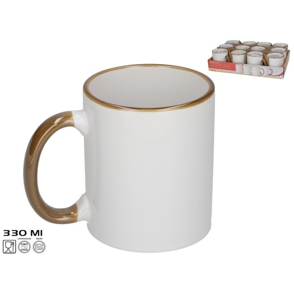 JARRA MUG GRES BASIC ZAMORA 330ML