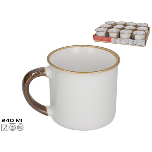 JARRA MUG GRES ZAMORA 240ML