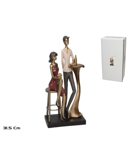 SET PAREJA SENTADOS NAYA 14,5X9X31,5 CM