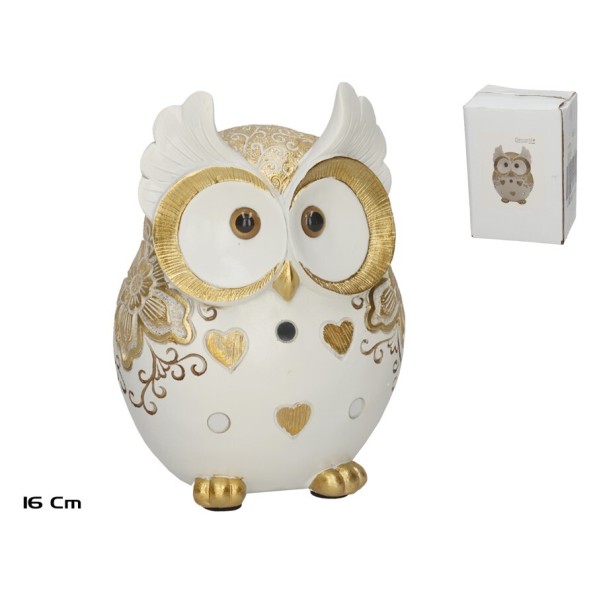 FIGURA BUHO NAVIL 11,5X8X16 CM (6095)