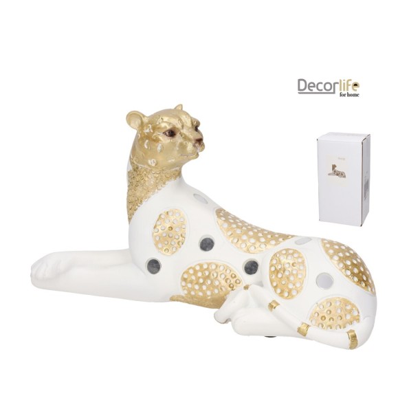 FIGURA LEOPARDO KALA 23,5X9X12,5 CM