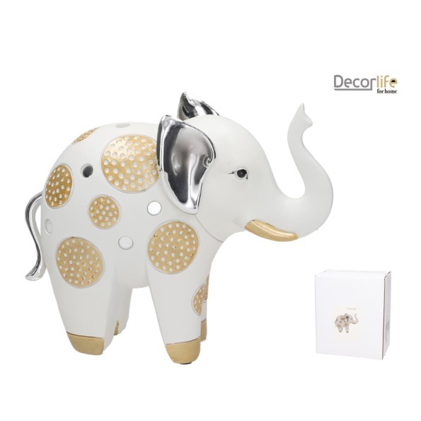 FIGURA ELEFANTE PRIYA 19X8X16 CM