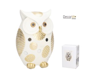 FIGURA BUHO KERANI 11,5X7,5X16,5 CM