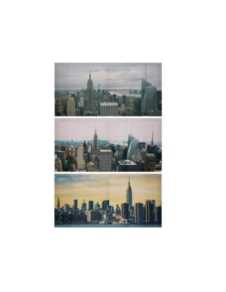 CANVAS ALTO BRILLO NEW YORK 3 SURT 30X60X1,8 CM