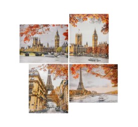 CANVAS ALTO BRILLO PARIS-LONDON 4 SURT 40X50X1,8 C