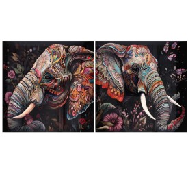CANVAS ALTO BRILLO ELEFANTE 2 SURT 50X50X1,8 CM