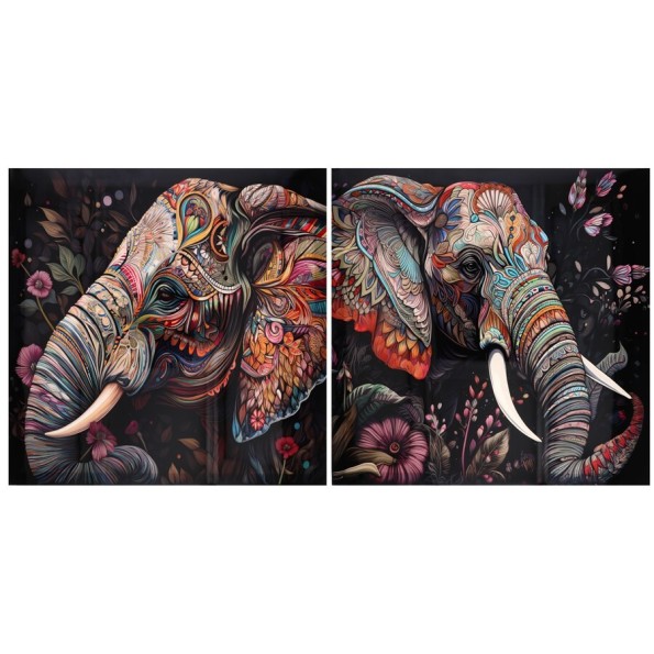 CANVAS ALTO BRILLO ELEFANTE 2 SURT 50X50X1,8 CM