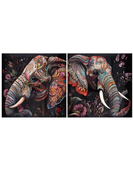CANVAS ALTO BRILLO ELEFANTE 2 SURT 50X50X1,8 CM
