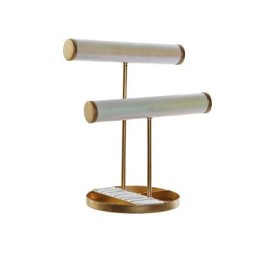 JOYERO METAL VELVET 21X15X25 BLANCO