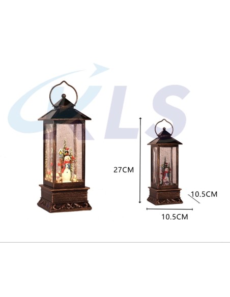 FAROL LED ESCENAS NAVIDEÑAS 3 SURT 27CM