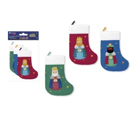 CALCETINES DECORATIVO REYES MAGOS PACK 3 UDS