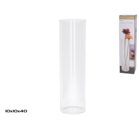 JARRON TUBO CRISTAL 10X40CM ANAIS