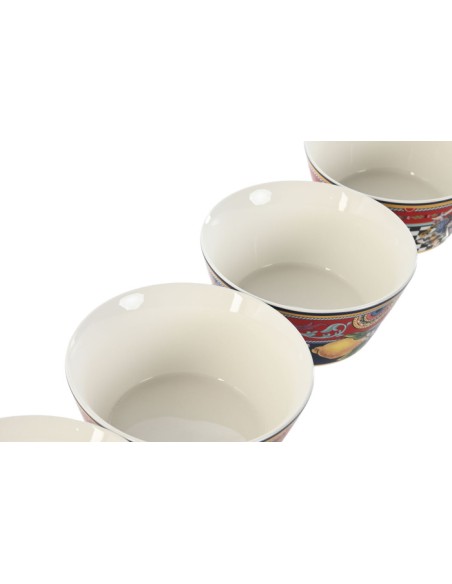 BOL PORCELANA 14X14X6,5 550ML LIMONES 4 SURT