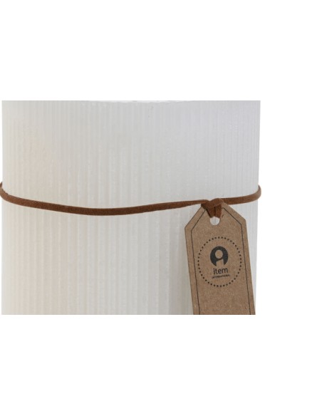 VELA CERA 10X10X14 910GR, 98 HORAS RAYADO BLANCO