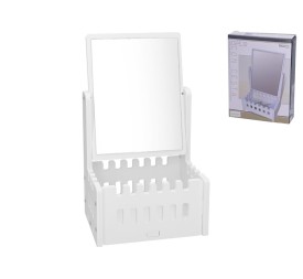 KIT MONTABLE ESPEJO CON CESTA CUADRADO 13,5x17x30