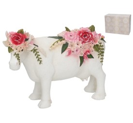 FIGURA VACA ANJALI 25,2X9,7X17,8 CM RESINA