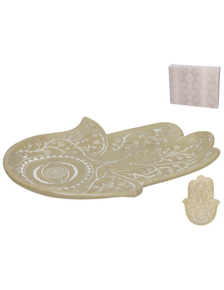 VACIABOLSILLOS MANO KINARI 31,5X24X3 CM RESINA