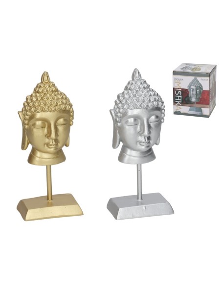 FIGURA BUDA MISHKA 2 COL SURT 6X4X15,5 CM RESINA