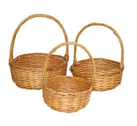 SET 3 CESTOS ALUKA 37CM