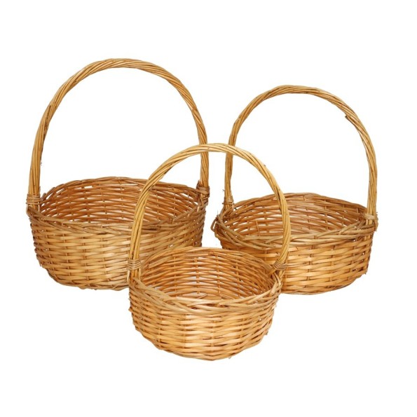 SET 3 CESTOS ALUKA 37X37X45CM