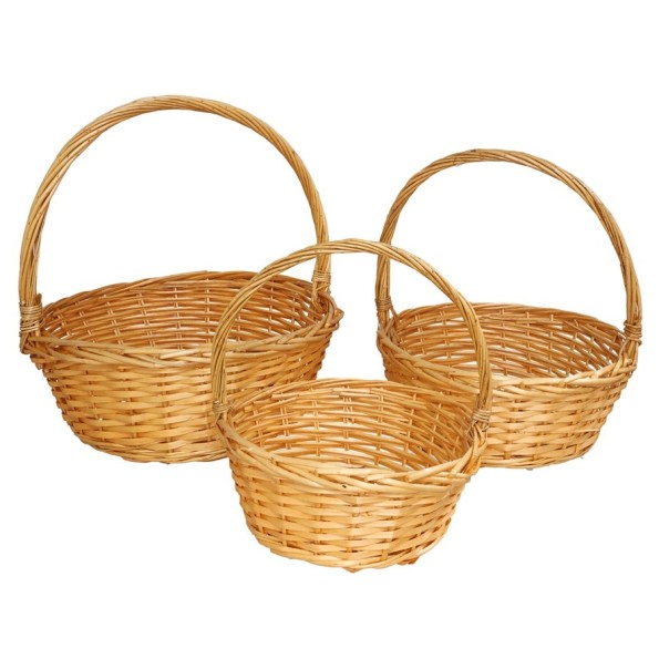 SET 3 CESTOS ALUKA 42X42X42CM