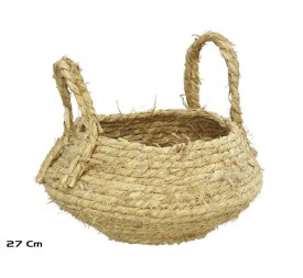 CESTO CON ASAS NATURAL HERACLES 27CM