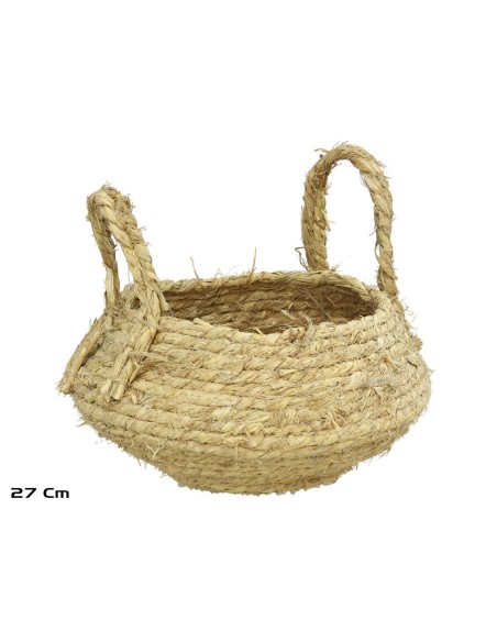 CESTO CON ASAS NATURAL HERACLES 27CM