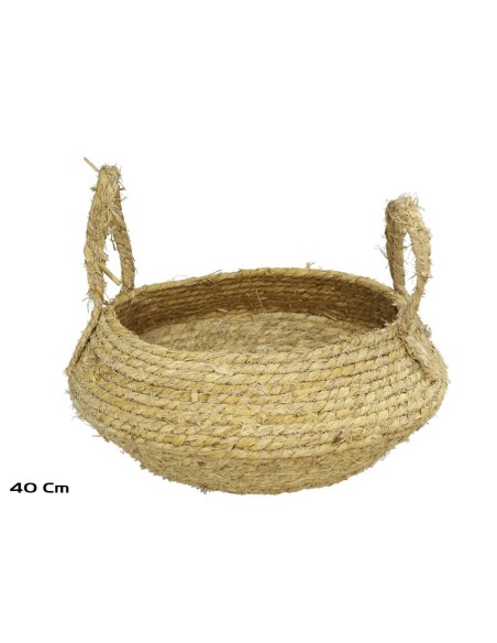 CESTO CON ASAS NATURAL HERACLES 40CM
