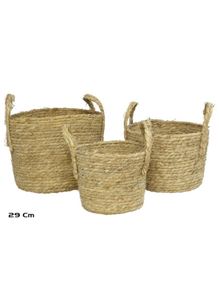 SET 3 CESTOS CON ASAS HERACLES 29CM