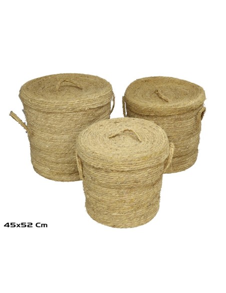 SET 3 CESTOS HERACLES 45X52CM