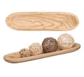 CENTRO MADERA QUEMADA ALARGADA