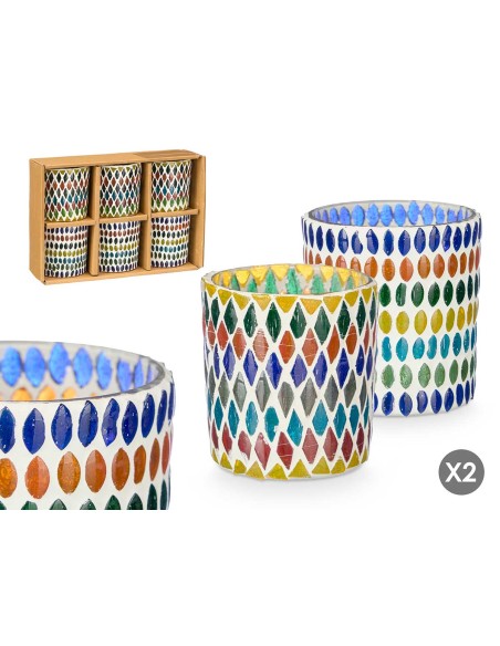 PORTAVELA REDONDO ROMBOS SURT 2 MOD