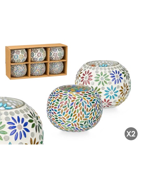 PORTAVELA OVALADO FLORES SURT 2 MOD