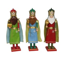 FIGURA REY MAGO 18X14X63CM MULTICOLOR 3STD