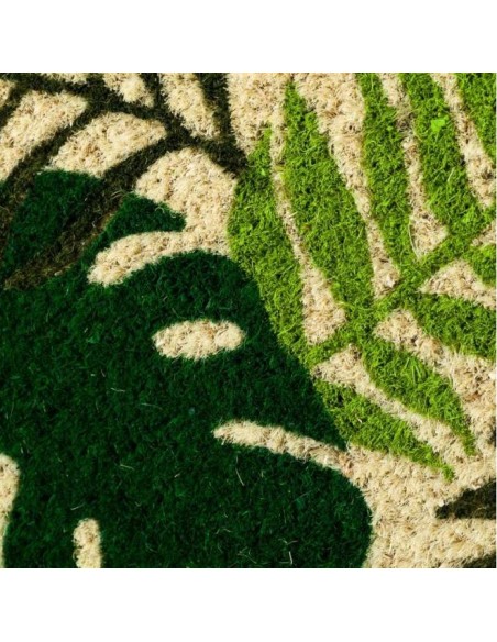 FELPUDO TROPICALIA  HOJAS FIBRA DE COCO 60 X 40 X 1,50 CM