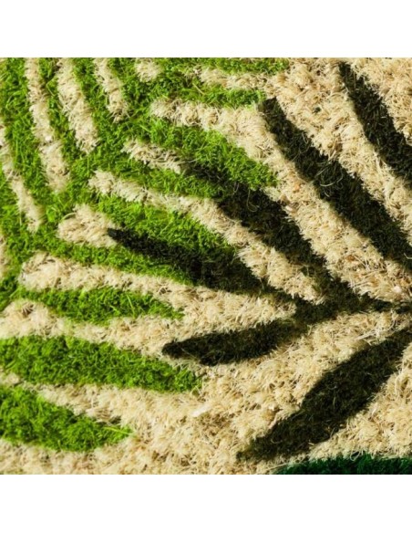 FELPUDO TROPICALIA  HOJAS FIBRA DE COCO 60 X 40 X 1,50 CM