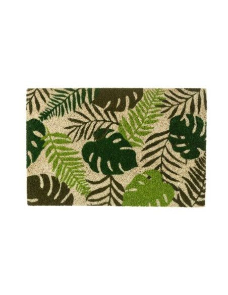 FELPUDO TROPICALIA  HOJAS FIBRA DE COCO 60 X 40 X 1,50 CM