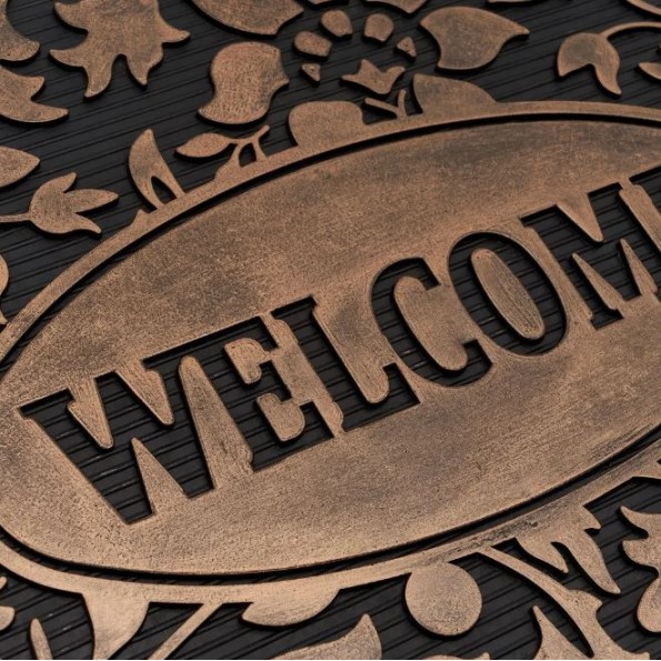 FELPUDO WELLY GOMA 75 X 45 X 1 CM