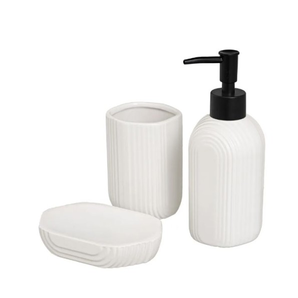 SET BAÑO CERÁMICA BLANCO (805355)