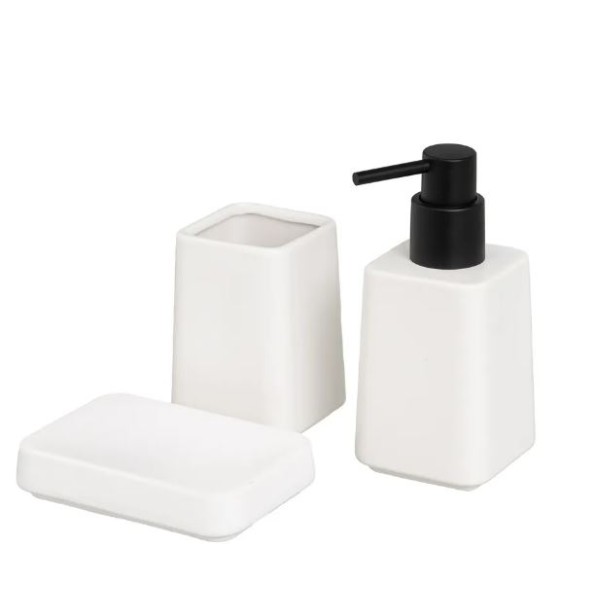 SET BAÑO CERÁMICA BLANCO (805357)