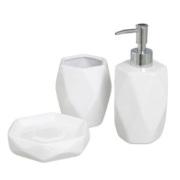 SET BAÑO CERÁMICA BLANCO (805353)