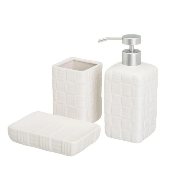 SET BAÑO CERÁMICA BLANCO (805628)