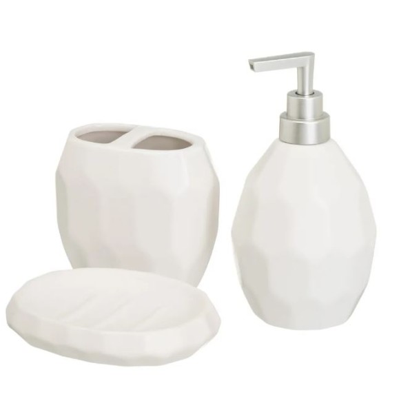 SET BAÑO CERÁMICA BLANCO (805630)