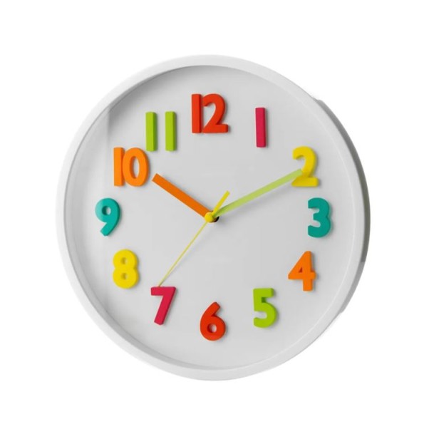 RELOJ PARED PP 25 X 25 X 4 CM