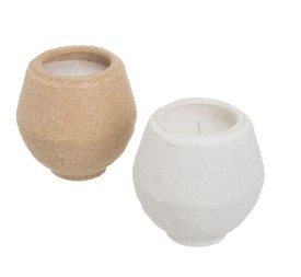 VELA EN TARRO 2/C CERÁMICA 9 X 9 X 9 CM