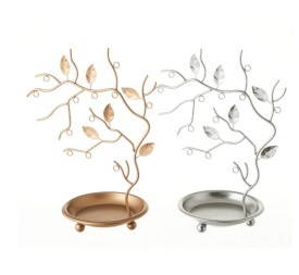 JOYERO CON PLATO 2/C METAL 26 X 17 X 35 CM