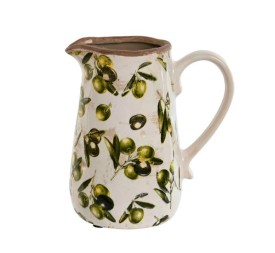 JARRA GRES 17X12X18,5 OLIVAS VERDE