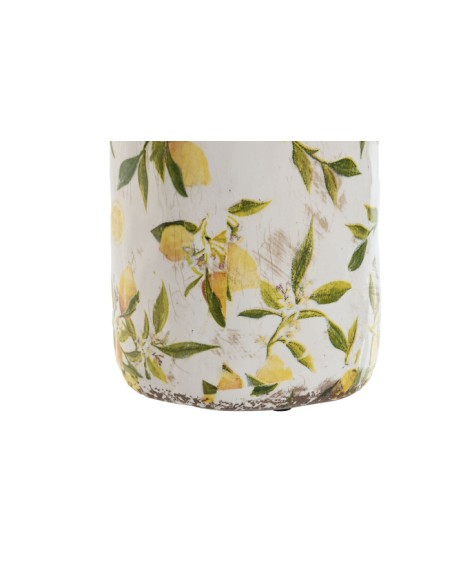 JARRON GRES 15X15X31,5 LIMONES AMARILLO