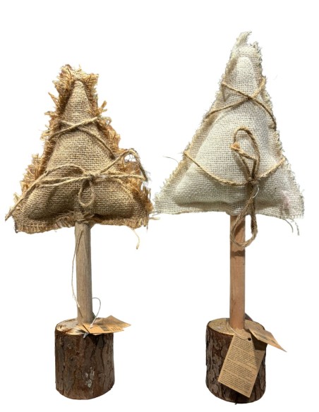 ARBOL TRONCO DE TELA  18x6x33cm C / 2